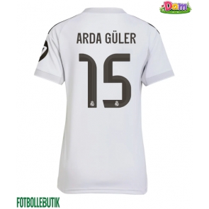 Real Madrid Arda Guler #15 Hemmatröja Kvinnor 2025-26 Kortärmad